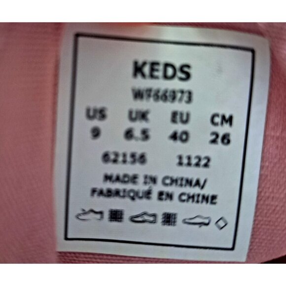 Keds Women's 9 Pink Canvas Slip-In Sneakers Comfort Easy-On Casual - Picture 9 of 9